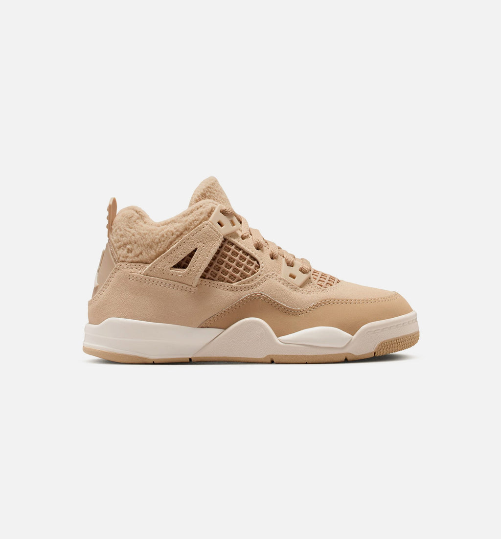 Air Jordan 4 Retro Cozy Girl 小幼儿运动鞋 | 鹿草/淡木色配色