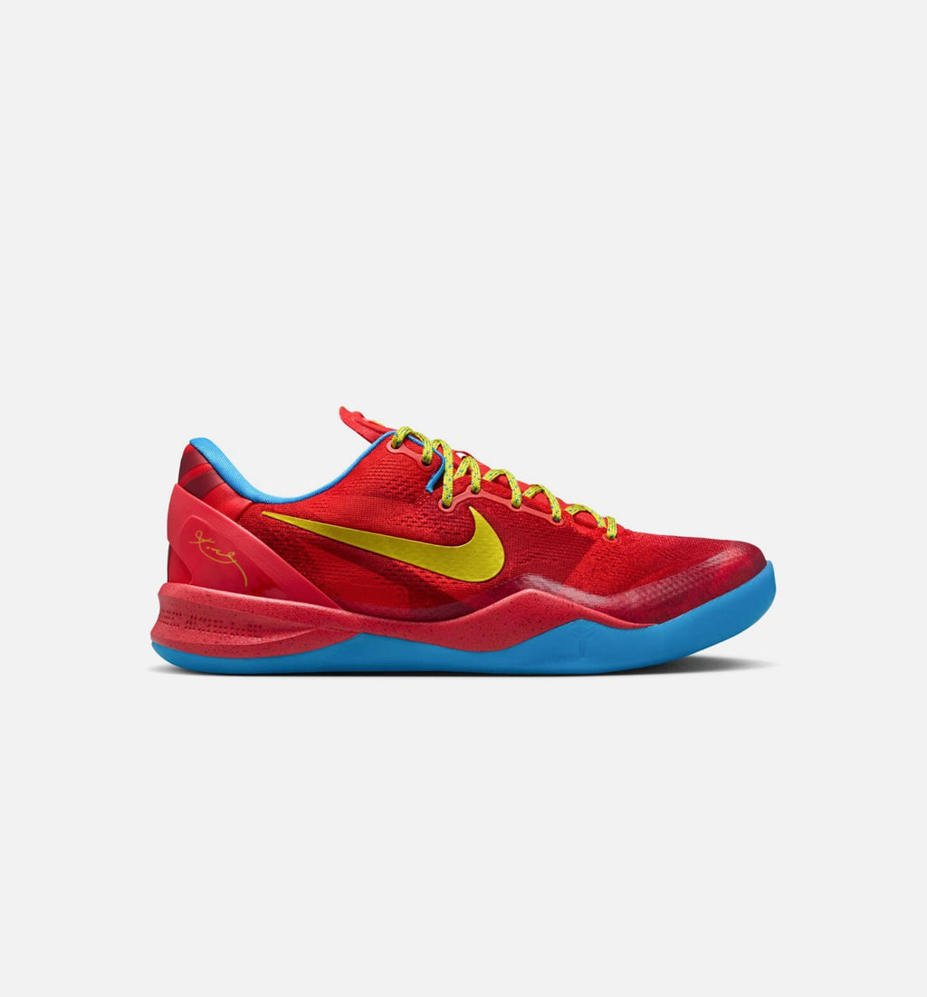 Kobe VIII Protro Year Of The Horse 男款运动鞋 | 淡红/鲜蓝/亮黄配色