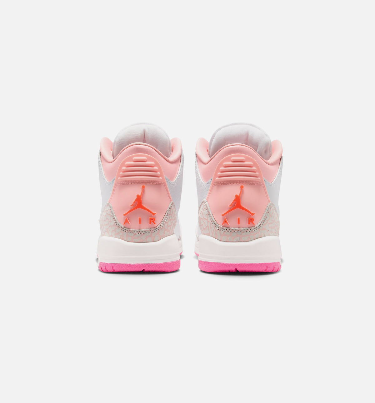 Air Jordan 3 Retro Spring Flowers 大童运动鞋 | 珍珠粉/粉花/粉色/超橙配色