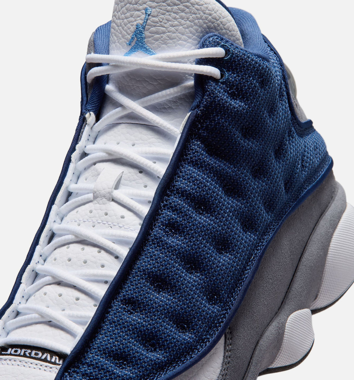 Air Jordan 13 Retro 海军蓝 男款生活方式运动鞋 - 深蓞大学蓝燧石灰白色