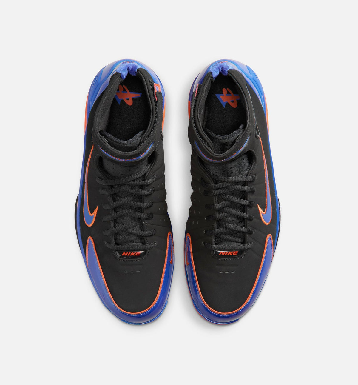 Air Zoom Huarache 2K4 Penny Hardaway Men's Basketball Shoe | Black/Varsity Royal/Safety Orange