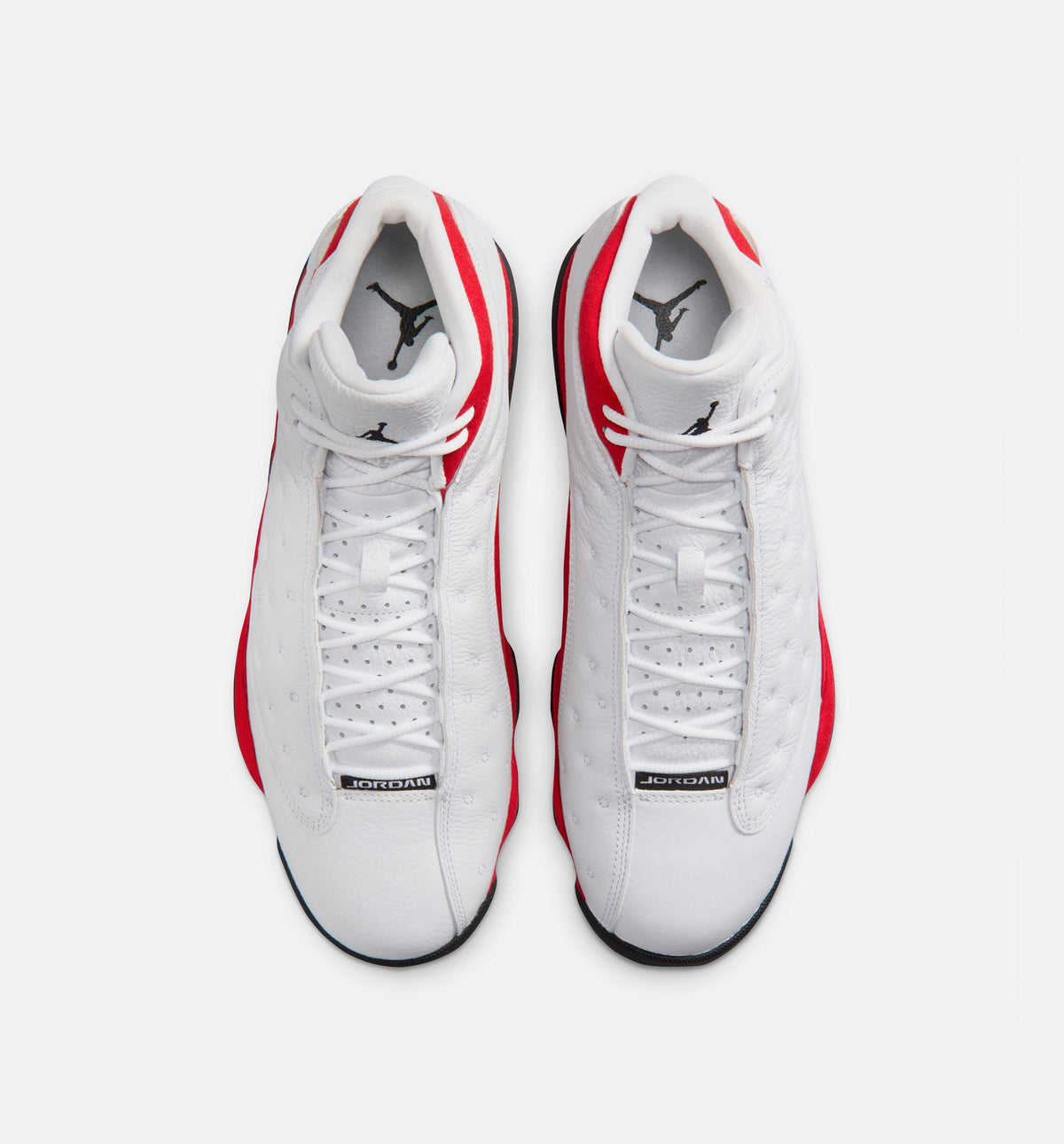 Air Jordan 13 Retro 男款生活方式运动鞋 - 白色黑色真红