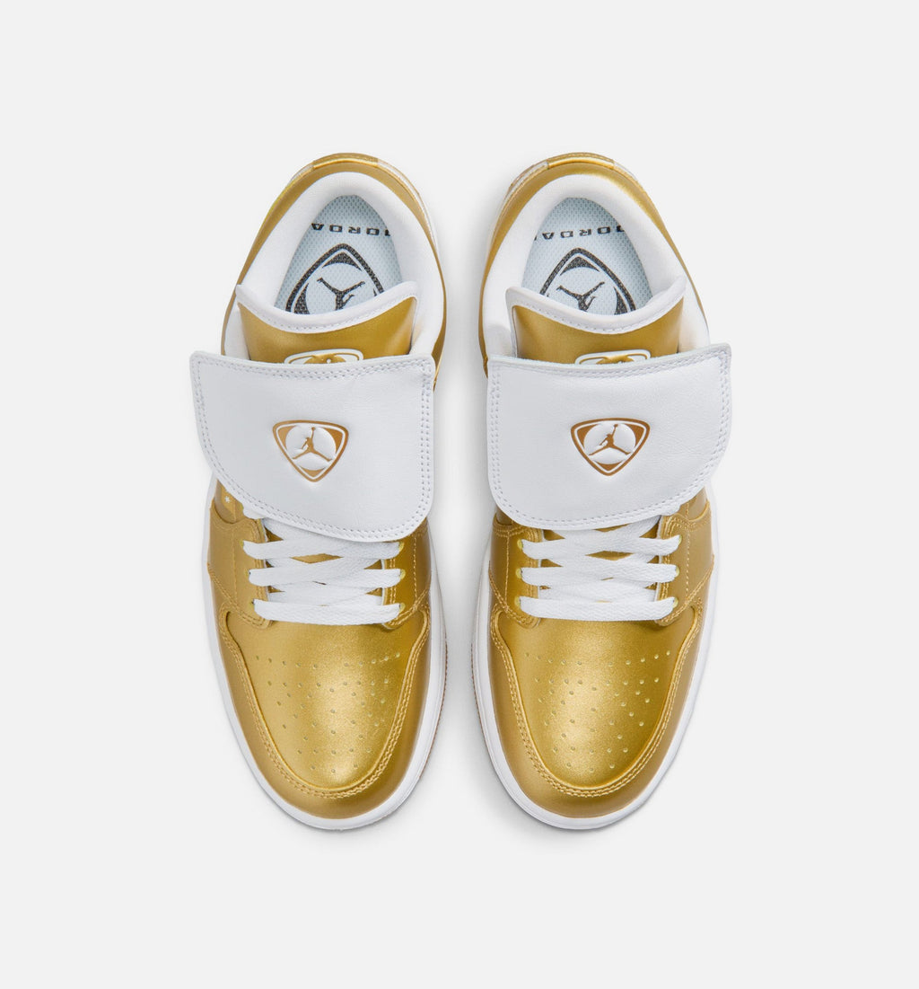Air Jordan 1 Low 女款运动鞋 | 金/白/糖黄配色