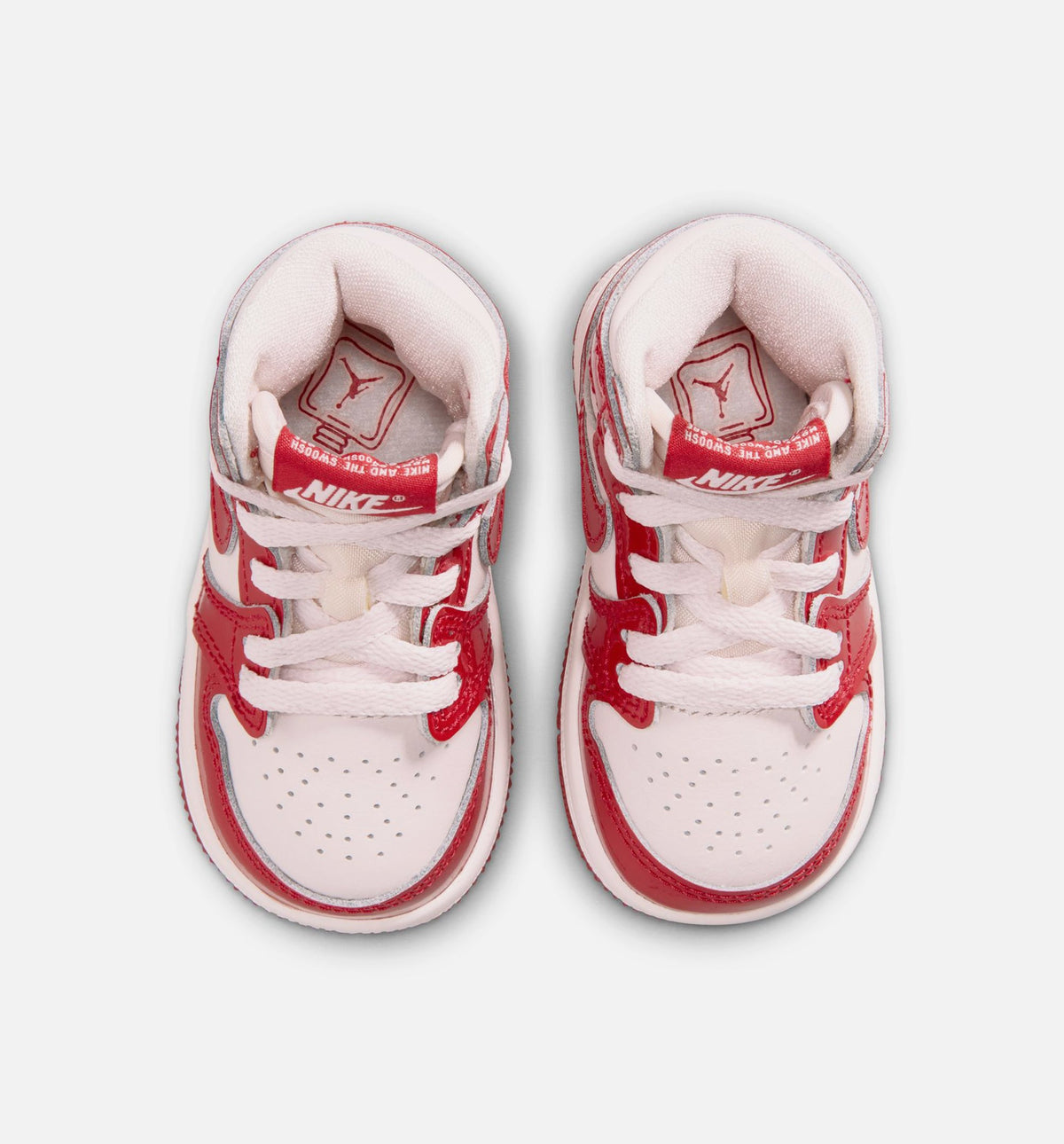 Air Jordan 1 Retro High OG Nails And Grails 婴幼儿高帮运动鞋 | 大学红 x 金属银